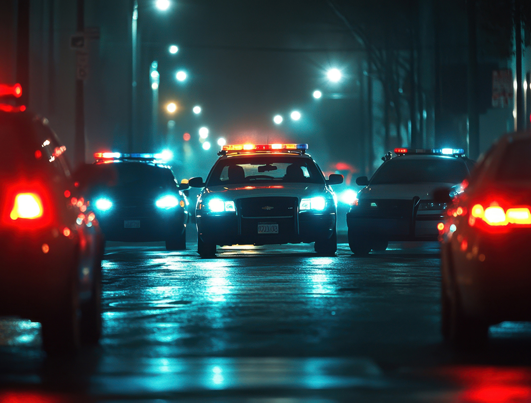 Police cars