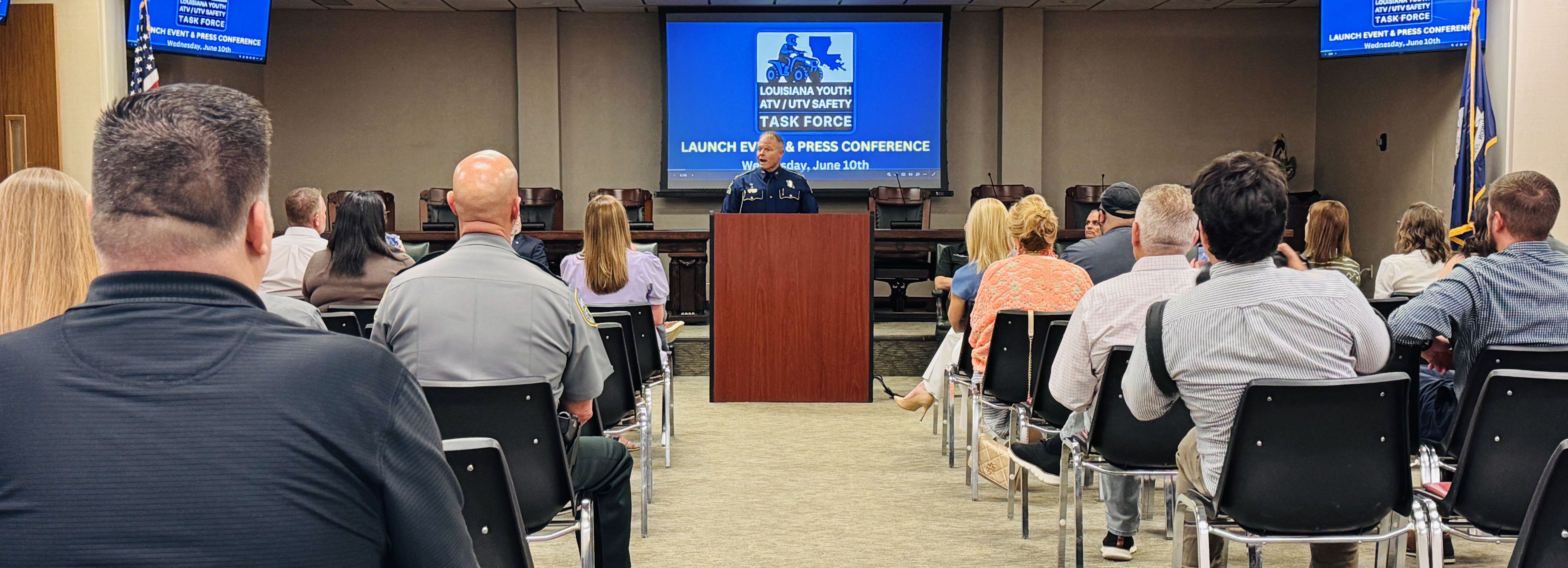 Louisiana Youth ATV/UTV Safety Task Force event presentation