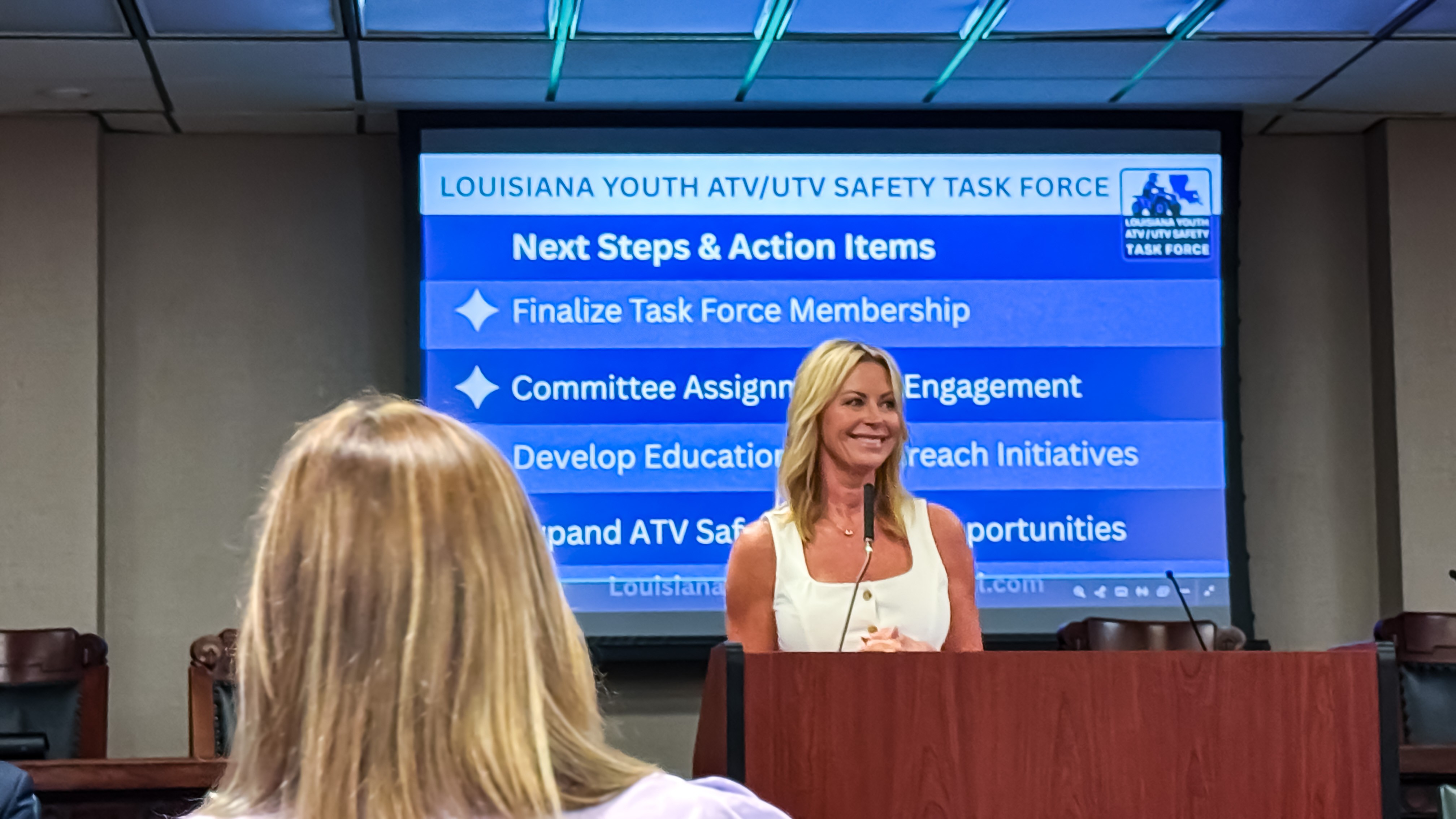 Louisiana Youth ATV/UTV Safety Task Force event presentation
